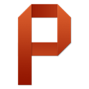 PowerPoint - Letter icon